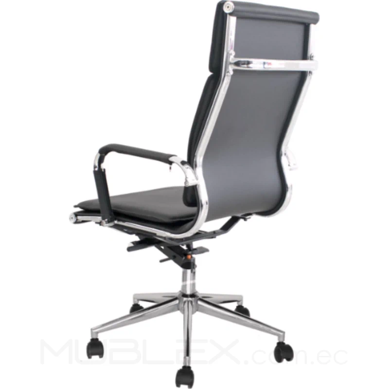 Silla Hamburgo Presidente cuerina negra 4 SILLA ALEMANIA 3