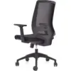 Silla Hinke gerente base nylon negro 7 Silla Hinke gerente base nylon negro