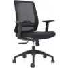 Silla Hinke gerente base nylon negro 5 Silla Hinke gerente base nylon negro
