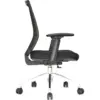 Silla Hinke gerente base aluminio negro 8 Silla Hinke gerente base aluminio negro