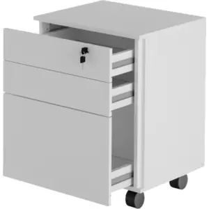 Cajonera con 3 cajones Wong blanca