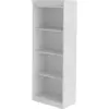 Librero en madera 3 repisas Burdeos blanco 3 Librero en madera 3 repisas Burdeos blanco