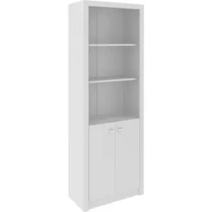 Librero en madera Harrison blanco