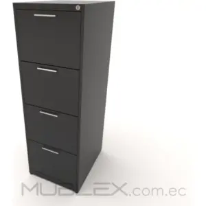 Archivador metálico con 4 cajones