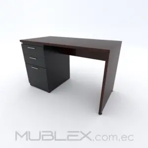 Escritorio ejecutivo Orión de 120 cm con cajonera