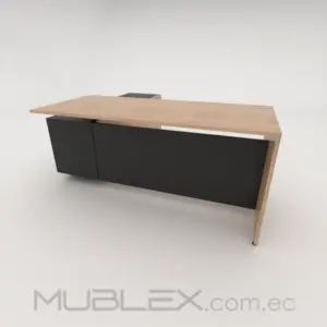 Escritorio Gerencial Sahara en L esquinero con librero