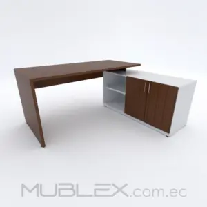 Escritorio Gerencial Vega en L esquinero con librero