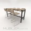 Mesa alta tipo bar Boon 180 cm