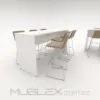 Mesa alta tipo bar Mont 120 cm