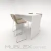 Mesa alta tipo bar Mont 120 cm