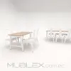 Mesa en madera Norman de 120 cm