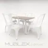Mesa para restaurante Over Rectangular 5 Mesa para restaurante Over Rectangular