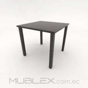 Mesa cuadrada en madera Voice