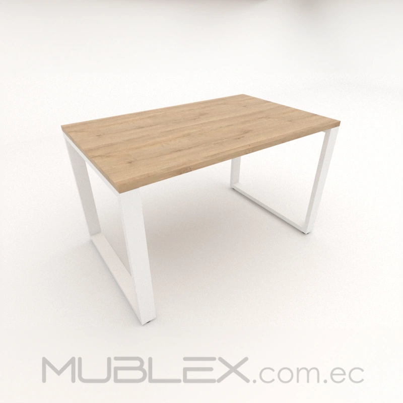 Mesa Wood de 120 cm base blanca 1 Mesa Wood de 120 cm base blanca