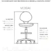 Silla Focus cajero aro cromado 10 Medidas Silla Focus