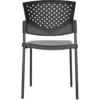 Silla Plastic interlocutora negra 10 Silla Plastic interlocutora negra