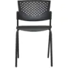 Silla Plastic interlocutora negra 8 Silla Plastic interlocutora negra