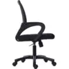 Silla Trípoli reclinable negra base nylon 8 Silla Atlantis basculante base nylon 2
