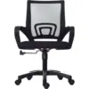 Silla Trípoli reclinable negra base nylon 9 Silla Atlantis basculante base nylon 3