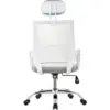 Silla Atlantis con cabecero blanca gris 5