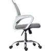 Silla Trípoli reclinable gris blanca 8 Silla Atlantis gris blanca basculante base cromada 2