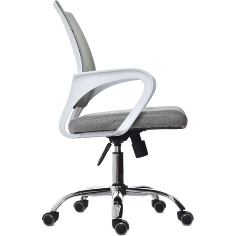 Silla Trípoli reclinable gris blanca 2 Silla Atlantis gris blanca basculante base cromada 2