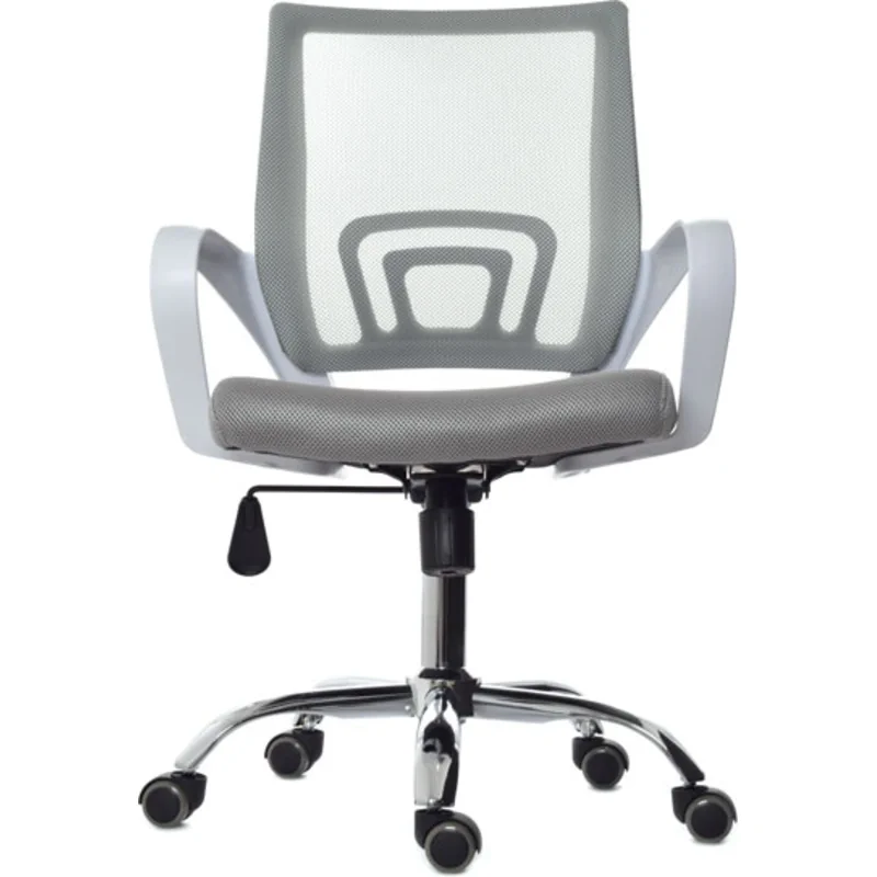 Silla Trípoli reclinable gris blanca 3 Silla Atlantis gris blanca basculante base cromada 3