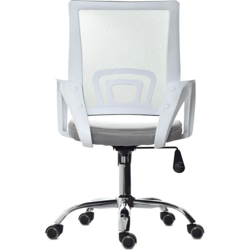 Silla Trípoli reclinable gris blanca 5 Silla Atlantis gris blanca basculante base cromada 5