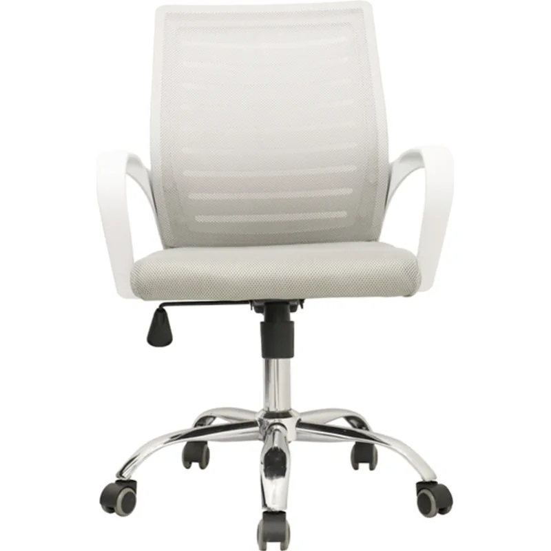 Silla Rex blanca gris 3 Silla Dex Blanca 3