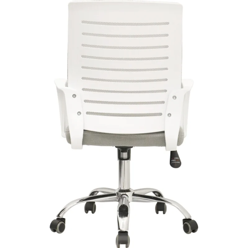 Silla Rex blanca gris 5 Silla Dex Blanca 5
