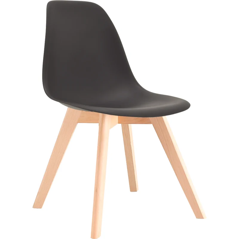 Silla diseño Ema negra 9 Silla Ema negra