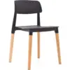 Silla diseño Fresia 3 Silla Fresia Negra