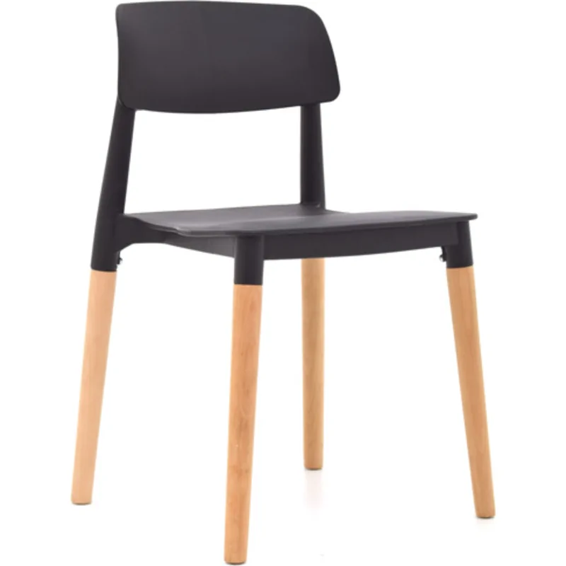 Silla diseño Fresia 1 Silla Fresia Negra