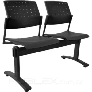 Silla de espera Move 2 puestos plástico