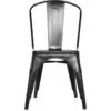 Silla diseño Terek negra 8 Silla Terek negro 2