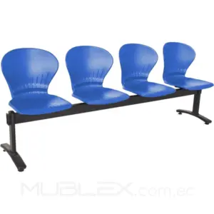 Tándem de espera Atlanta Inter 4 puestos azul