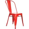 Silla diseño Terek roja 3 Silla Terek roja