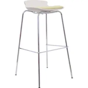 Taburete Air fijo blanco