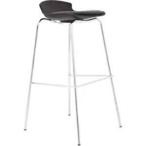 Taburete Air fijo negro