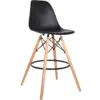 Taburete Eames negro