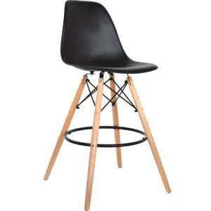 Taburete Eames negro