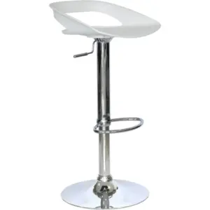 Taburete Tribeca giratorio blanco