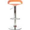 Taburete Tribeca giratorio naranja 3