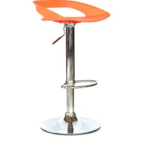 Taburete Tribeca giratorio naranja