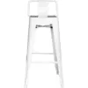 Taburete Cloe espaldar blanco 3