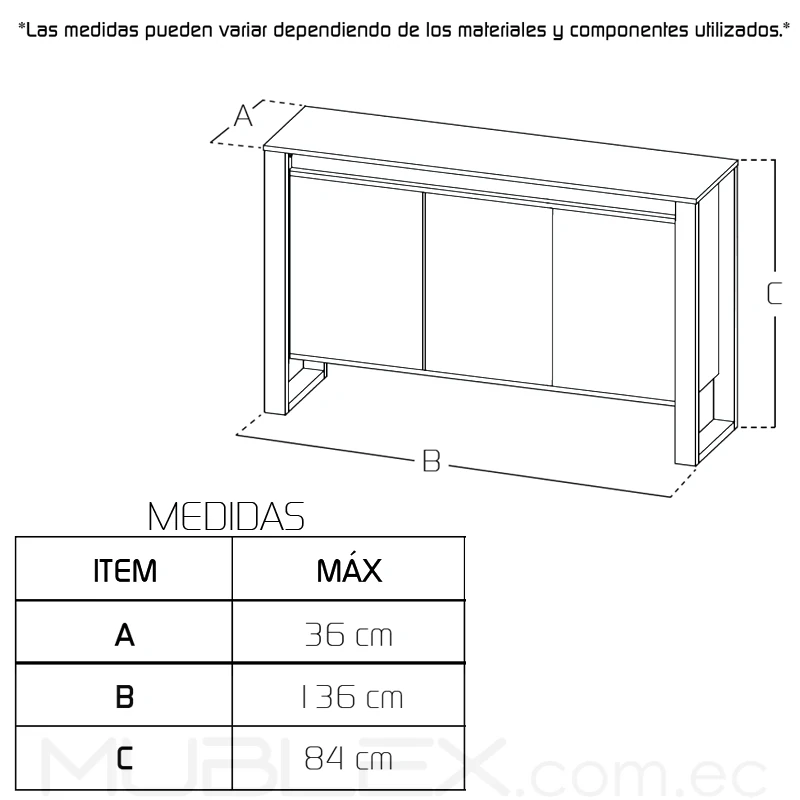 Archivador en madera para oficina Oxford nogal 3 Archivador OXFORD Medidas