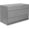 Archivador aéreo de pared puerta metalica 60cm gris