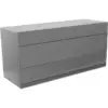 Archivador aéreo de pared puerta metalica 90cm gris