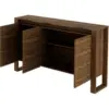 Archivador en madera para oficina Oxford nogal 5 Archivador gabinete Oxford nogal 2