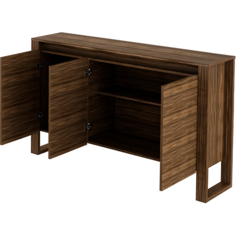 Archivador en madera para oficina Oxford nogal 2 Archivador gabinete Oxford nogal 2